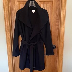 Belle by Kim Gravel Black Trench Coat